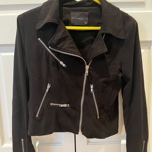 SUEDE BLACK JACKET from Olivaceous